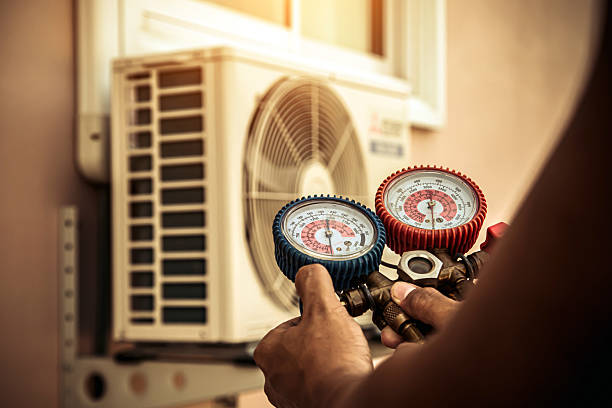 Professional Hvac technician working in Sardinia, NY